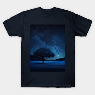 Starry night sky T-Shirt